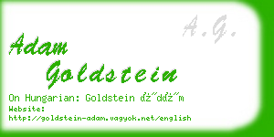 adam goldstein business card